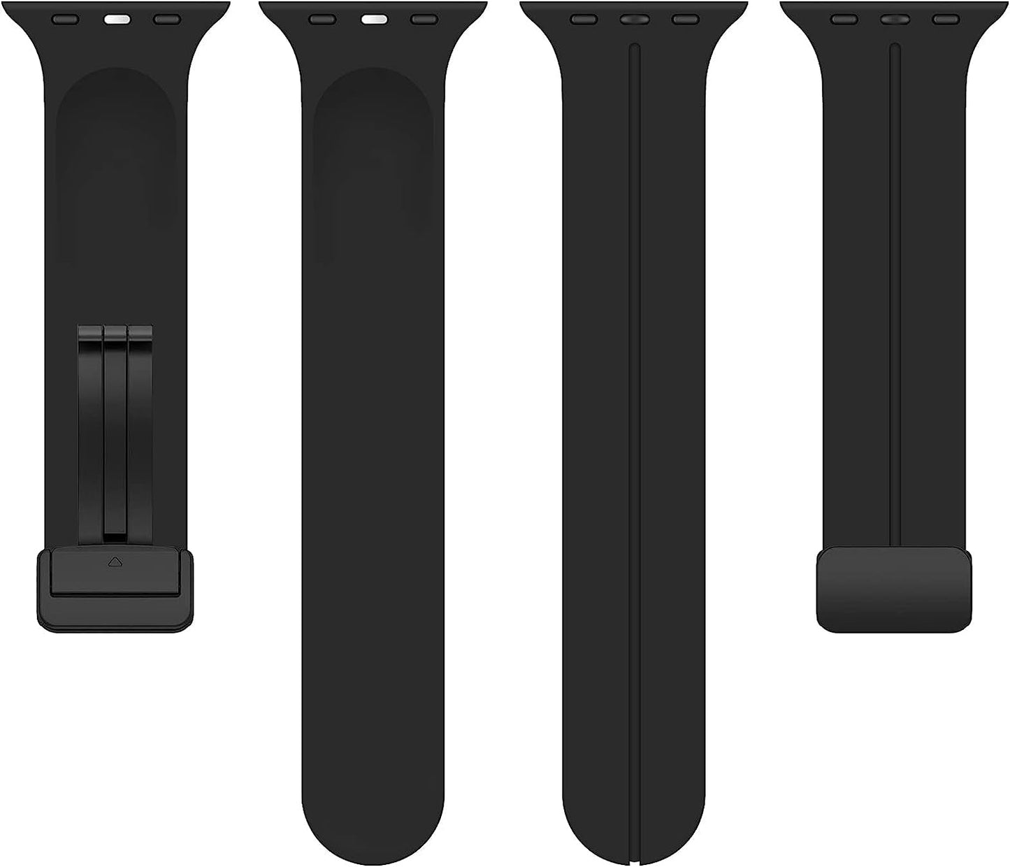 For Apple Watch Band 41Mm 40Mm 38Mm Women Men, Iwatch Bands Silicone Magnetic Bracelet Wristband Sport Band for Apple Watch Series 8 7 Series SE 2Nd Generation SE 6 5 4 3 2 1 Strap  SOLOLUP   