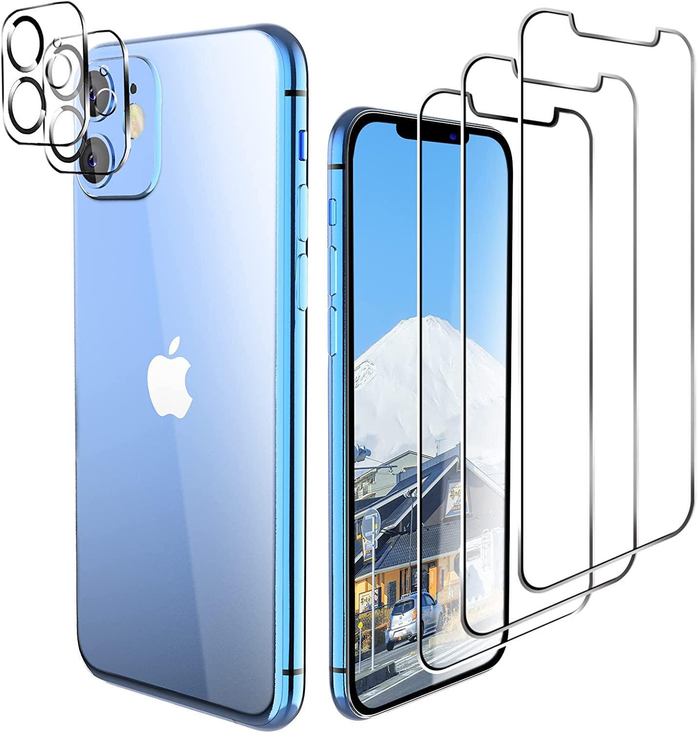 Oribox Privacy Screen Protector for Iphone 8, 7,SE 2020 (4.7 Inch) Anty- Spy Tempered Glass Screen Protector,2-Pack  ORIbox Clear iPhone 11 