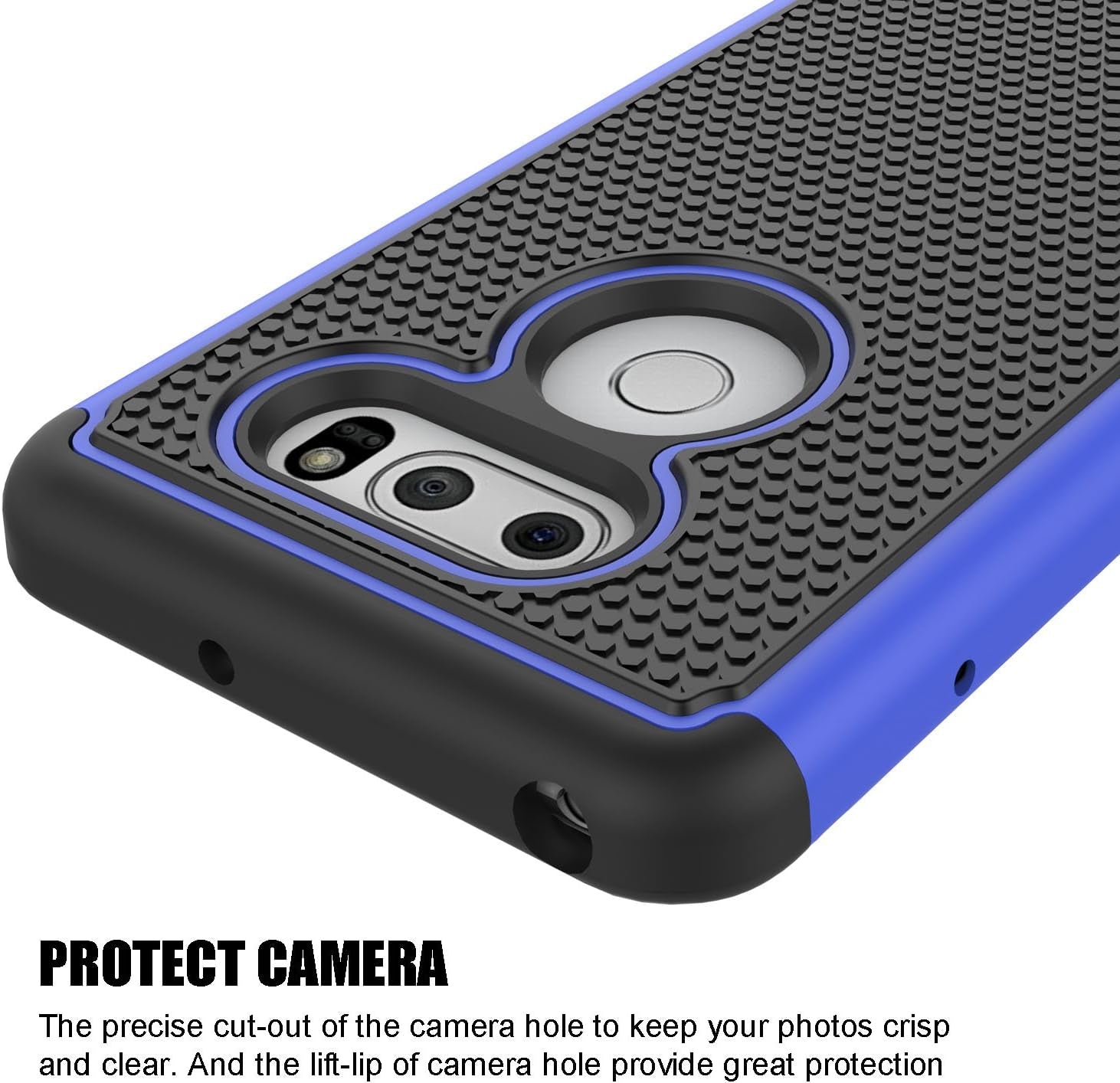 SYONER Shockproof Phone Case Cover for LG V30 [Blue]  SYONER   