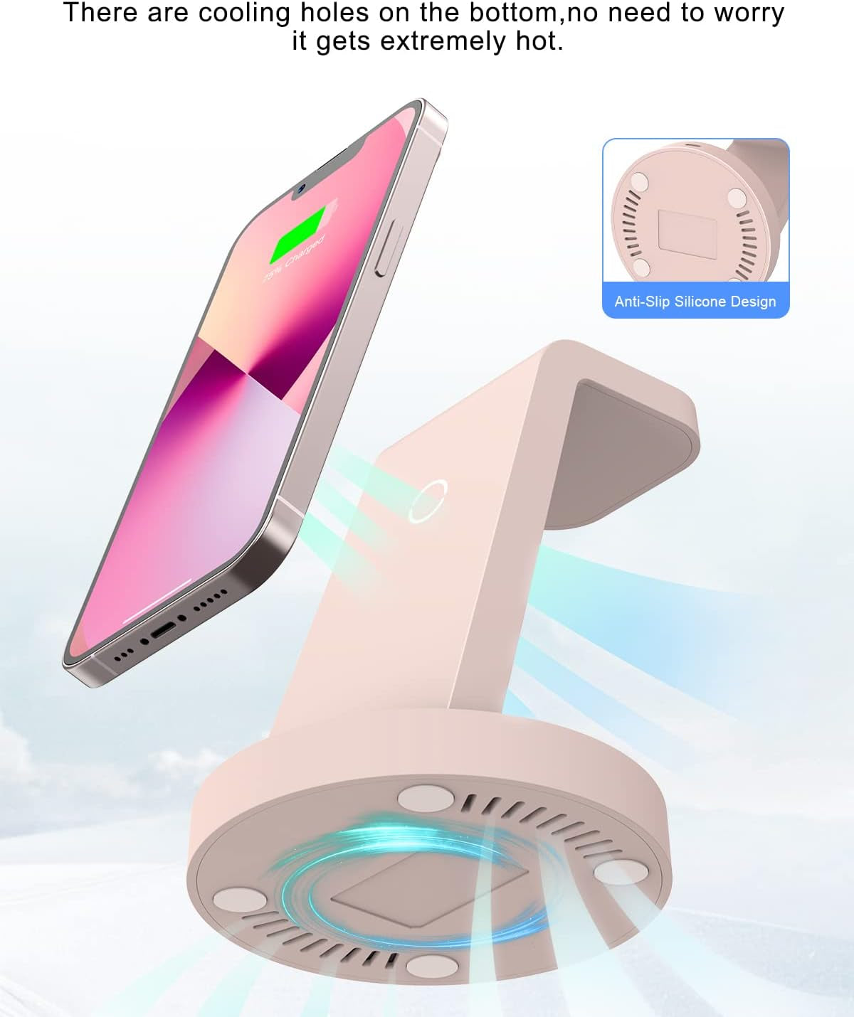 Wireless Charging Station, 3 in 1 Wireless Charger for Iphone 14/13/12/11/Pro/Se/Xs/Xr/X/8 Plus/8, Fast Wireless Charging Stand Dock for Apple Watch Series & Airpods(With Adapter)  shenzhenshijinzhizhuokejiyouxiangongsi   
