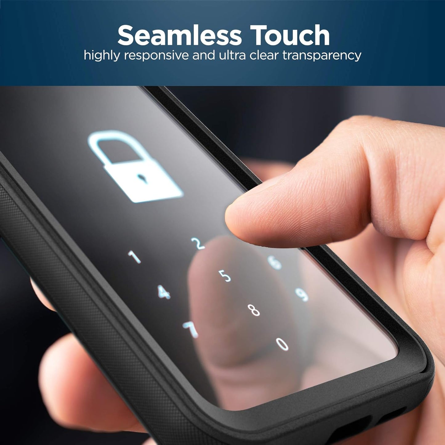 Encased Rebelshield Designed for Pixel 4A 5G Case with Screen Protector, Heavy Duty Full Body Protective Cover with Build-In Screen Guard for Google Pixel 4A 5G - Black  Encased for Google Pixel 4a 5G   