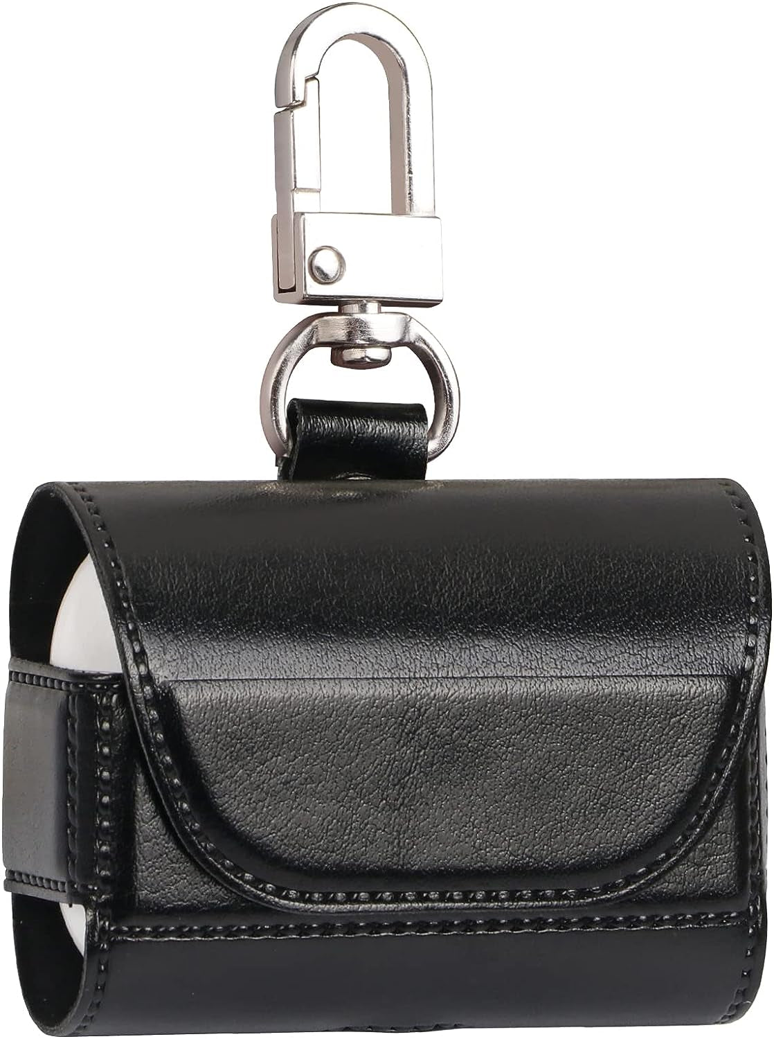 FYY Designed for Airpods Pro Case, [Tote Bag Design] Premium PU Leather Cute Protective Shockproof Bag Cover with Buckles Rhinestones Compatiable with Wireless Charging for Girls Teens Women Pink  GUANGZHOU WENYI COMMUNICATION EQIPMENT CO.,LTD C-Black AirPods Pro 