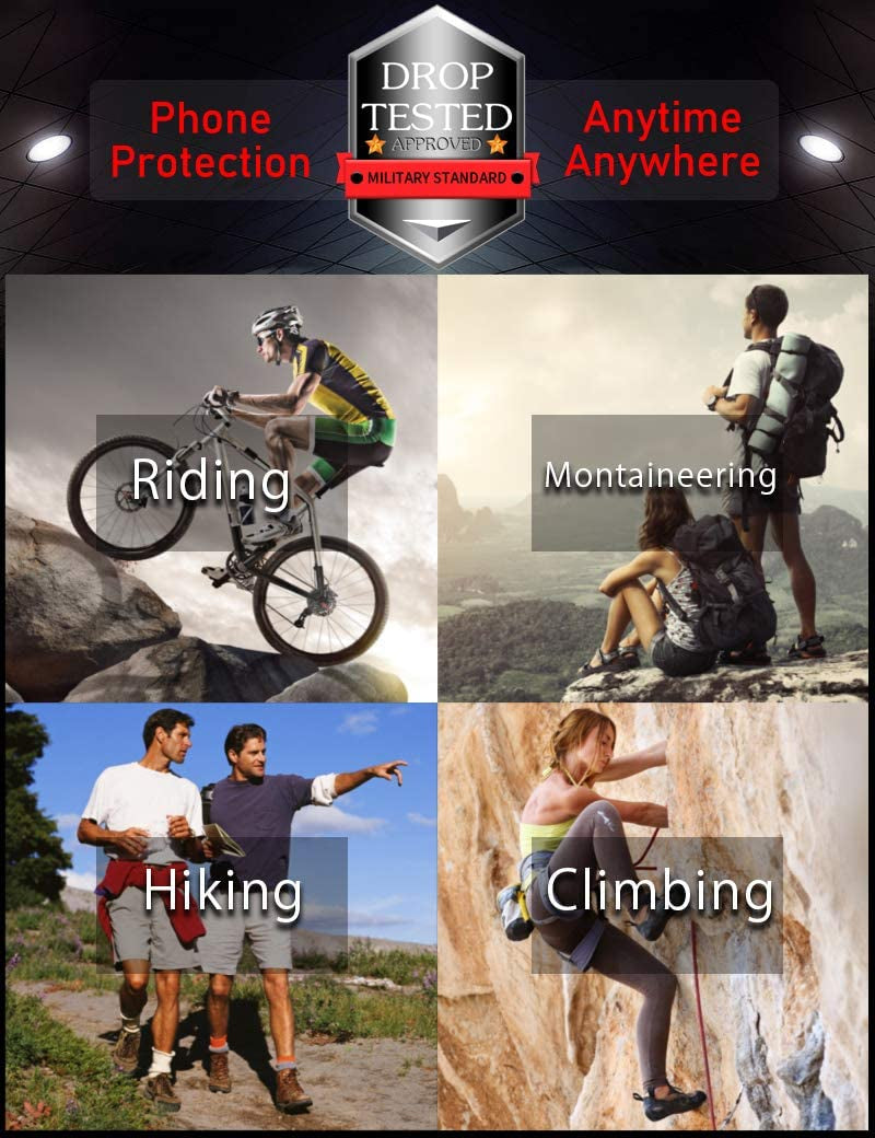 Kumwum Armor Phone Case for Samsung Galaxy S21 plus Military Grade Drop Protection Cover S21Plus 5G Heavy Duty Hybrid Metal Bumper Built-In Silicone Shockproof Dustproof - Black + Red  KumWum   