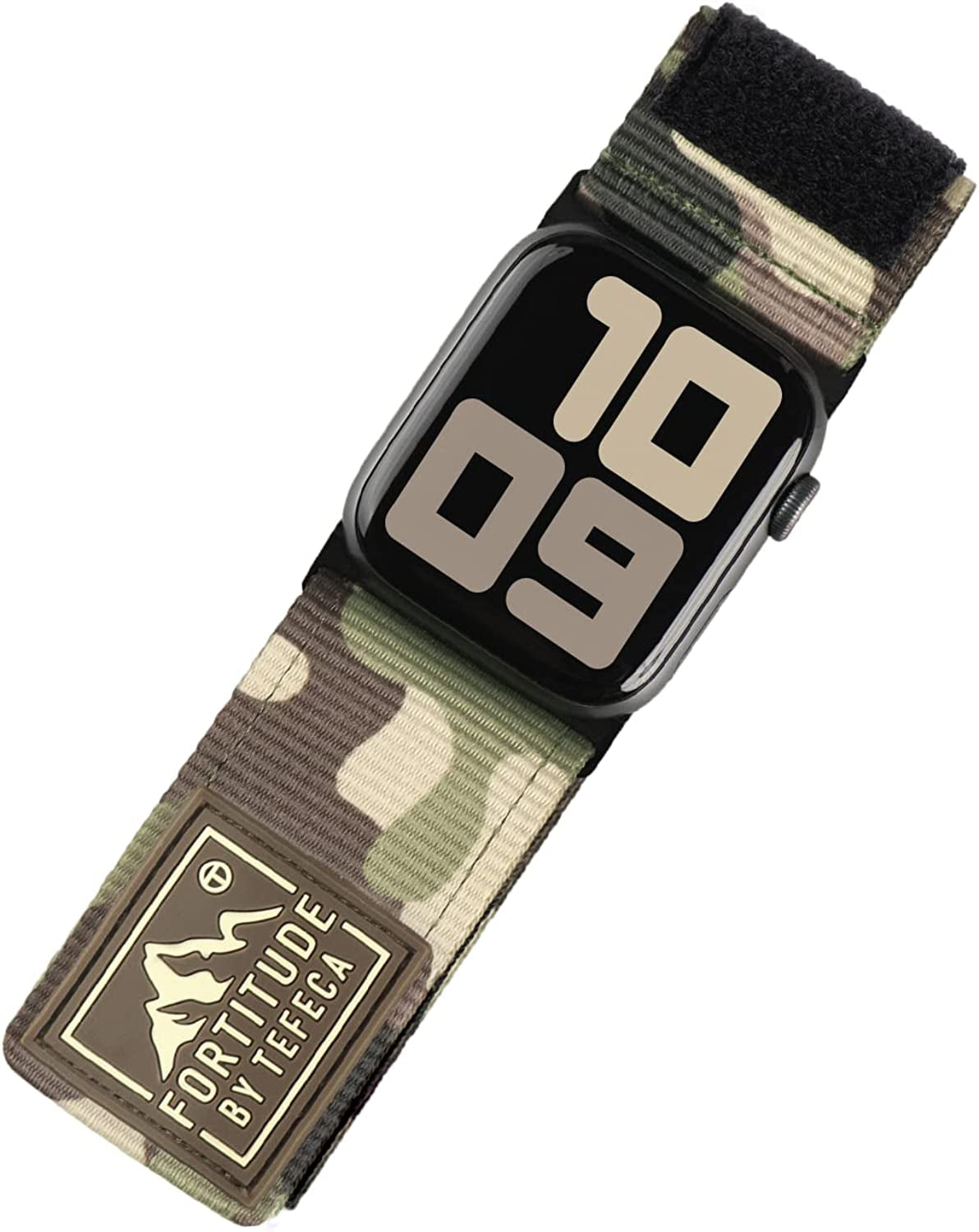 Tefeca Fortitude Series Adjustable Band for Apple Watch/Apple Watch Ultra  Tefeca Ultra Wide Camo Nylon 49/45/44/42mm 