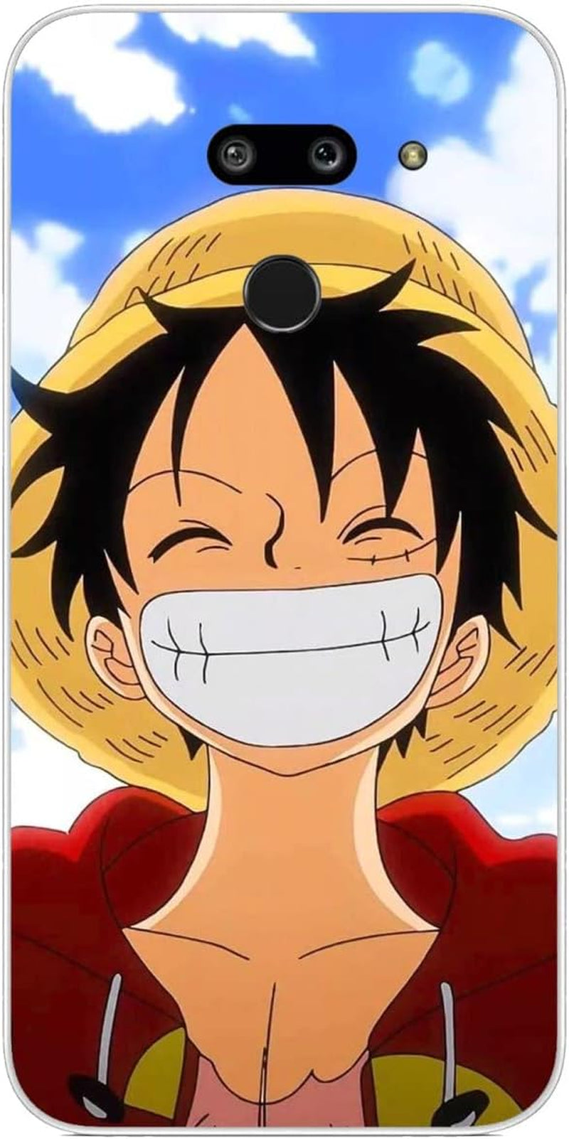 Compatible with LG G8 | LG G8 Thinq Case One Z with Piece 656 Ultra-Thin Transparent Soft Phone Case  Tongstar One Z With Piece Luffy 64  