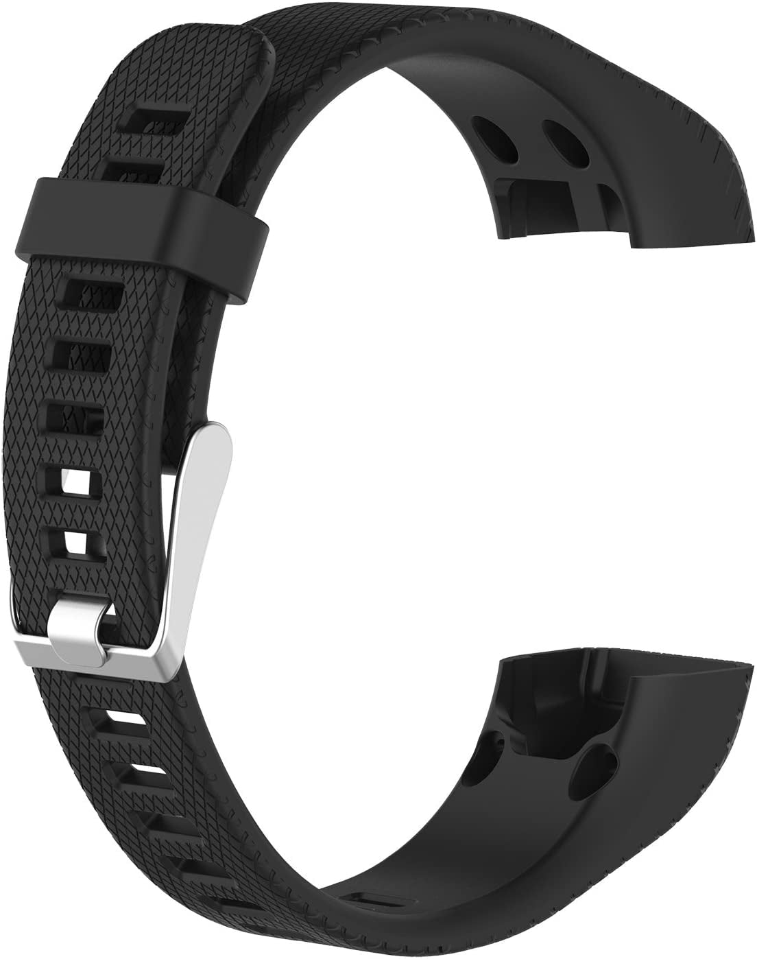 ECSEM Replacement Soft Silicone Bands and Straps Compatible with Garmin Vivosmart HR+ ONLY (Not for Vivosmart Hr) with Tool and Screw  E ECSEM   
