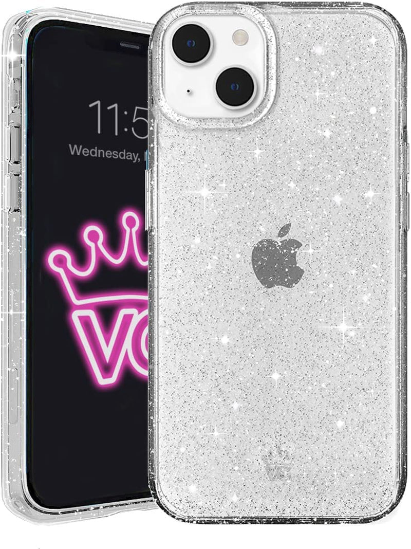 Velvet Caviar X Bratz Designed for Iphone 14 Pro Max Case for Women [8Ft Drop Tested] Cute Protective Bratz Dolls Accessories Phone Cases - Clear Glitter  Velvet Caviar Stardust Glitter Iphone 14 Plus 