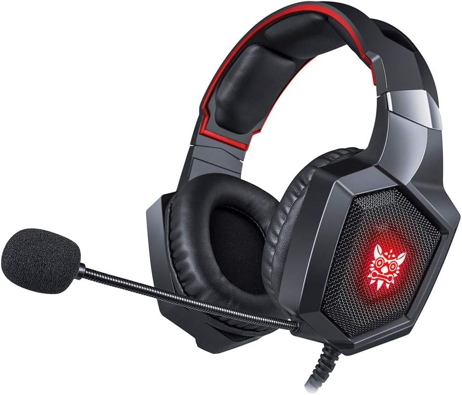 YINSY Wired Gaming Headset,Gaming Headphones with Noise Cancelling Mic,Rgb Cool Light,Volume Control, Compatible with Laptop, Tablet, PS4, PC, Smartphone and so On,A  YINSY B  