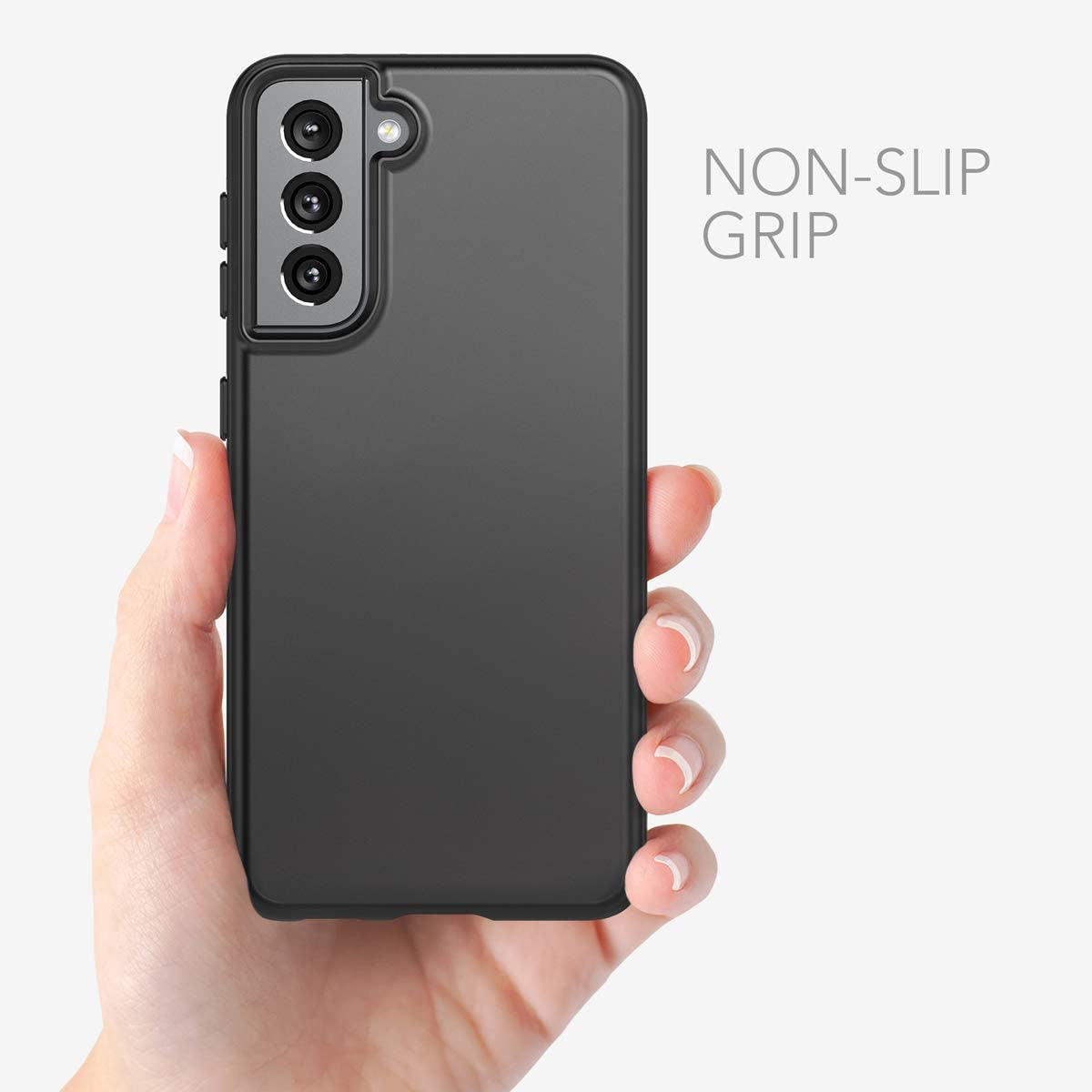 Tech21 Evoslim Phone Case for Samsung S21 5G - 8 Ft. Drop Protection, Charcoal Black  tech21   