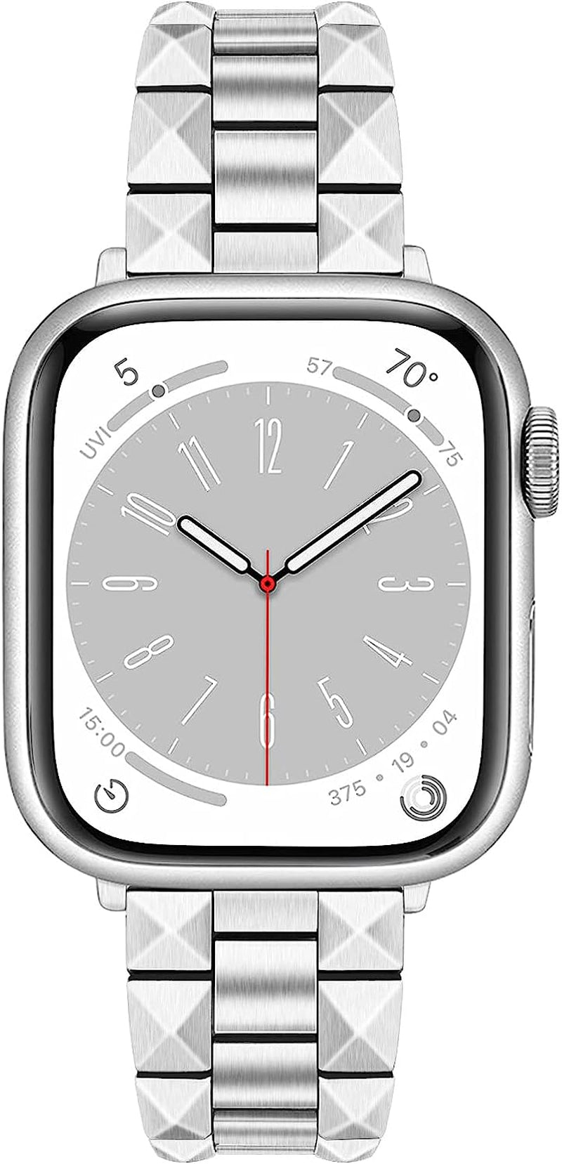 Trumirr Band for Apple Watch Series 8 7 SE (2Nd Gen) 40Mm Starlight Women, Fine Stainless Steel Watchband Replacement Strap for Iwatch SE Series 8 7 6 5 4 3 2 1  TRUMiRR   