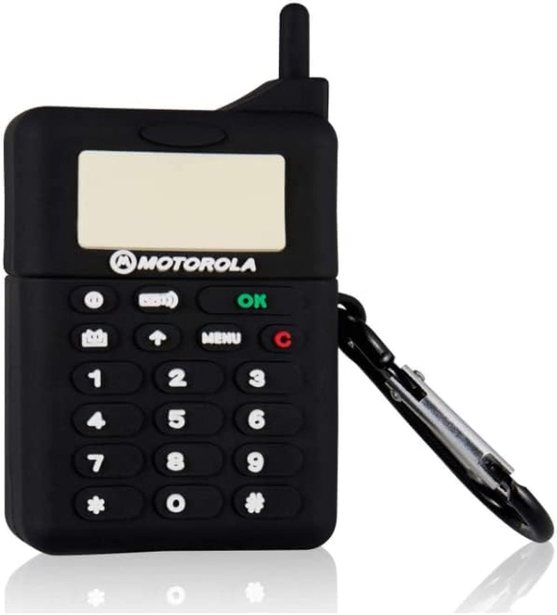 Silicone Airpod Cases | Generation 1&2 | Compatible with Airpods 1&2 Only | Shockproof | Premium Quality | Best Gifts for Your Loved Ones | Cool Product (Black Tiktok)  ZHAWK Black Phone  