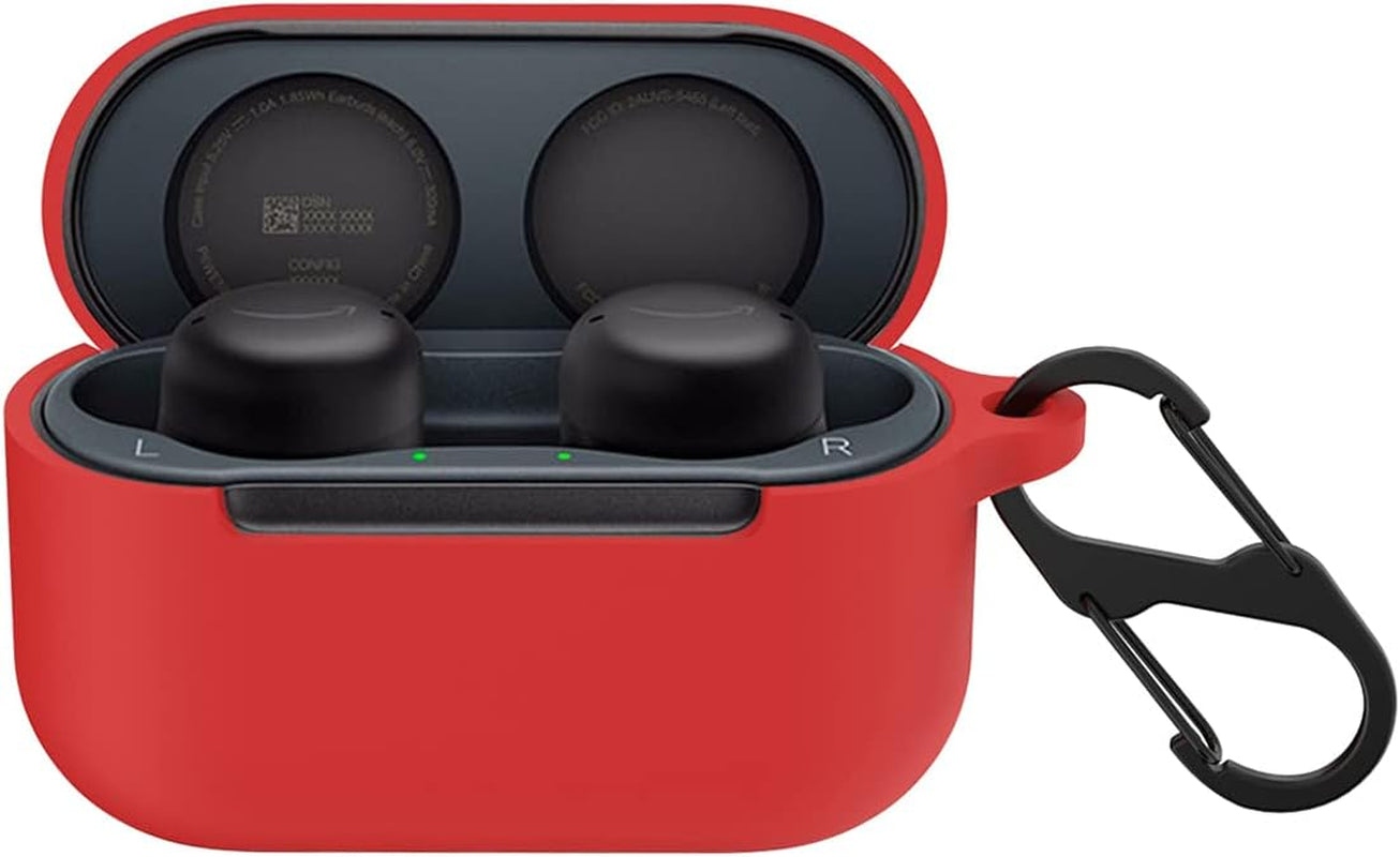 METEQI Soft Silicone Protective Cover Case Compatible with Echo Buds 2Nd Gen (Red)  ME-ECHO2   