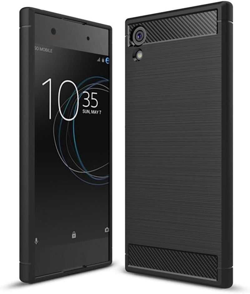 Sony Xperia XA1 Ultra Case Cover Shell,Carbon Fiber Material Case,Smooth Non-Slip Soft,Anti-Fingerprint Case,Fully Protective Case Cover for Sony Xperia XA1 Ultra  Manyip A Sony Xperia Xa1 Ultra 