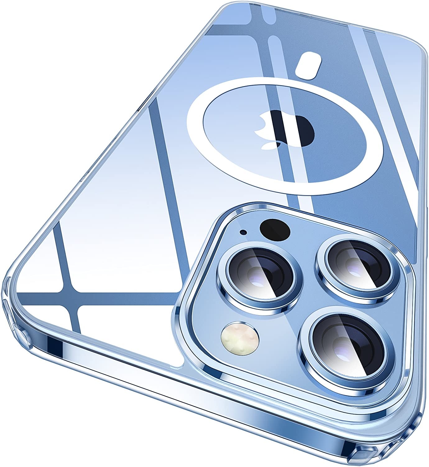 [2023 New] Crystal Clear Designed for Iphone 13 Pro Max Case, [Non-Yellowing] [Military Grade Protection] Shockproof Bumper Slim Fit Phone Case Thin Cover for Apple 13Pro Max (6.7 In, Clear)  Gotrays Gavin LLC Mag Safe Clear Iphone 13 Pro Case 