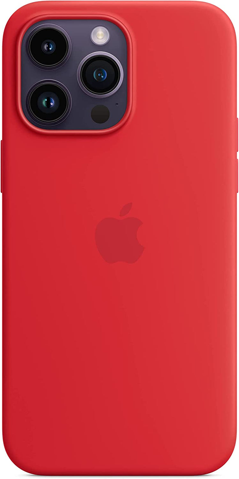 Apple Iphone 14 Pro Max Silicone Case with Magsafe - Midnight  Apple (Product)Red  