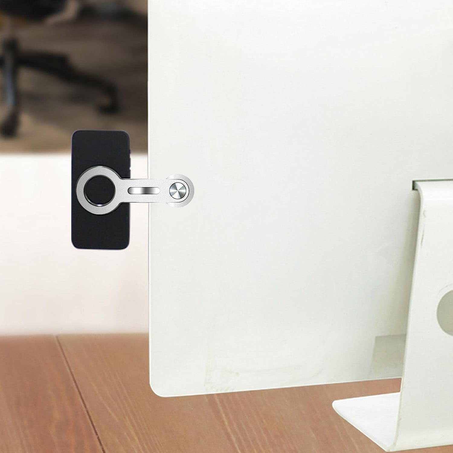 Laptop Side Mobile Phone Bracket - Magnetic Phone Holder for Laptop - Portable Computer Expansion Bracket for Mobile Phones, Smartphones, Aluminum Alloy Germplasm  Germplasm   