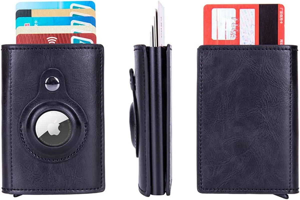 ELUVE 2-In-1 Airtag Wallet [Updated 2022 Version] Slim Smart Leather Trifold Air Tag Wallet + Airtag Keychain Set | RFID Block Technology, Pop-Up Credit Card Holder with Slim Money Clip for Men Black  Quanzhou Travel-Ready Bags Co., Ltd.   