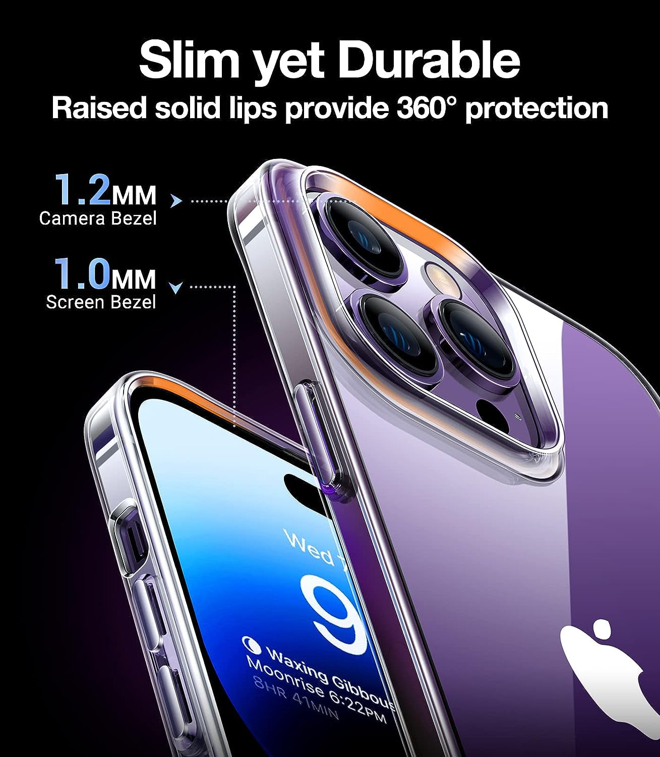 TORRAS Slim Fit Designed for Iphone 14 Pro Max Phone Case 6.7 Inch, Ultra-Thin 14 Pro Max Case 2022, Lightweight Hard PC Cover Phone Cases for Iphone 14 Pro Max Case Clear, Originfit  TORRAS   