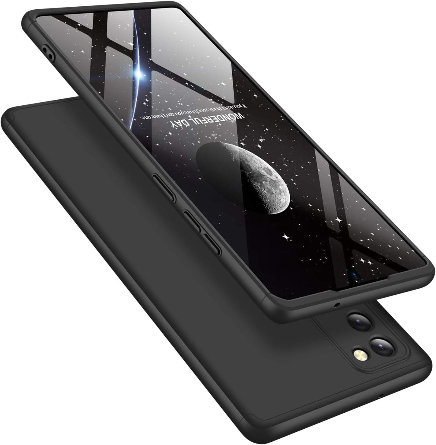 ATRAING Galaxy Note 20 Ultra Case, Hard Ultra-Thin Shockproof PC 3 in 1 Velvet Touch Fingerprint-Proof Anti-Slip Anti-Marks Cover for Samsung Galaxy Note 20 Ultra (Red+Black+Red)  ATRAING Black  