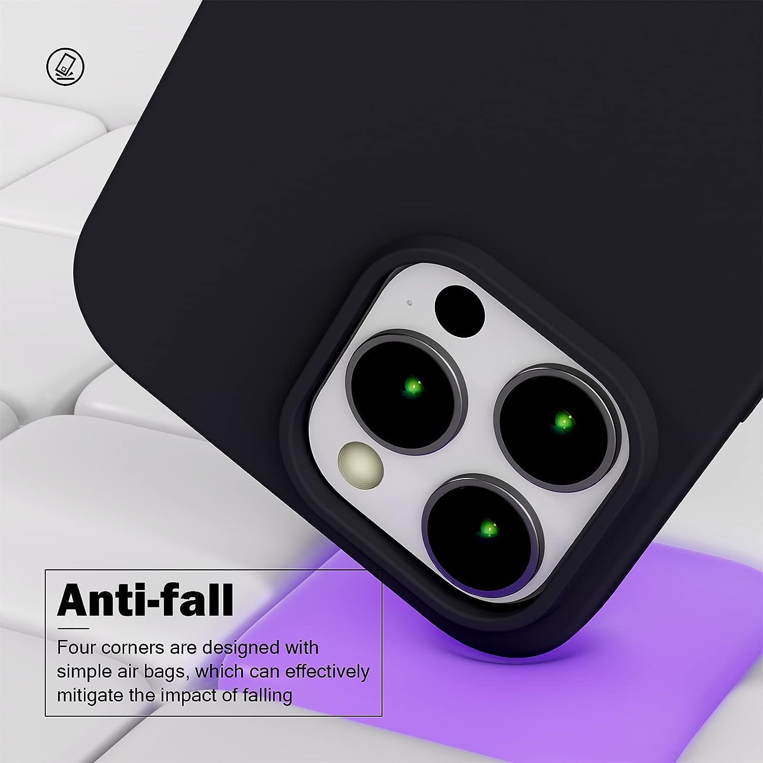 AKABEILA Case for Xiaomi 13 Case 6.36 Inch Liquid Silicone Slim Silky Soft Touch TPU Shockproof Case Cover with Anti-Scratch Microfiber Lining  AKABEILA   