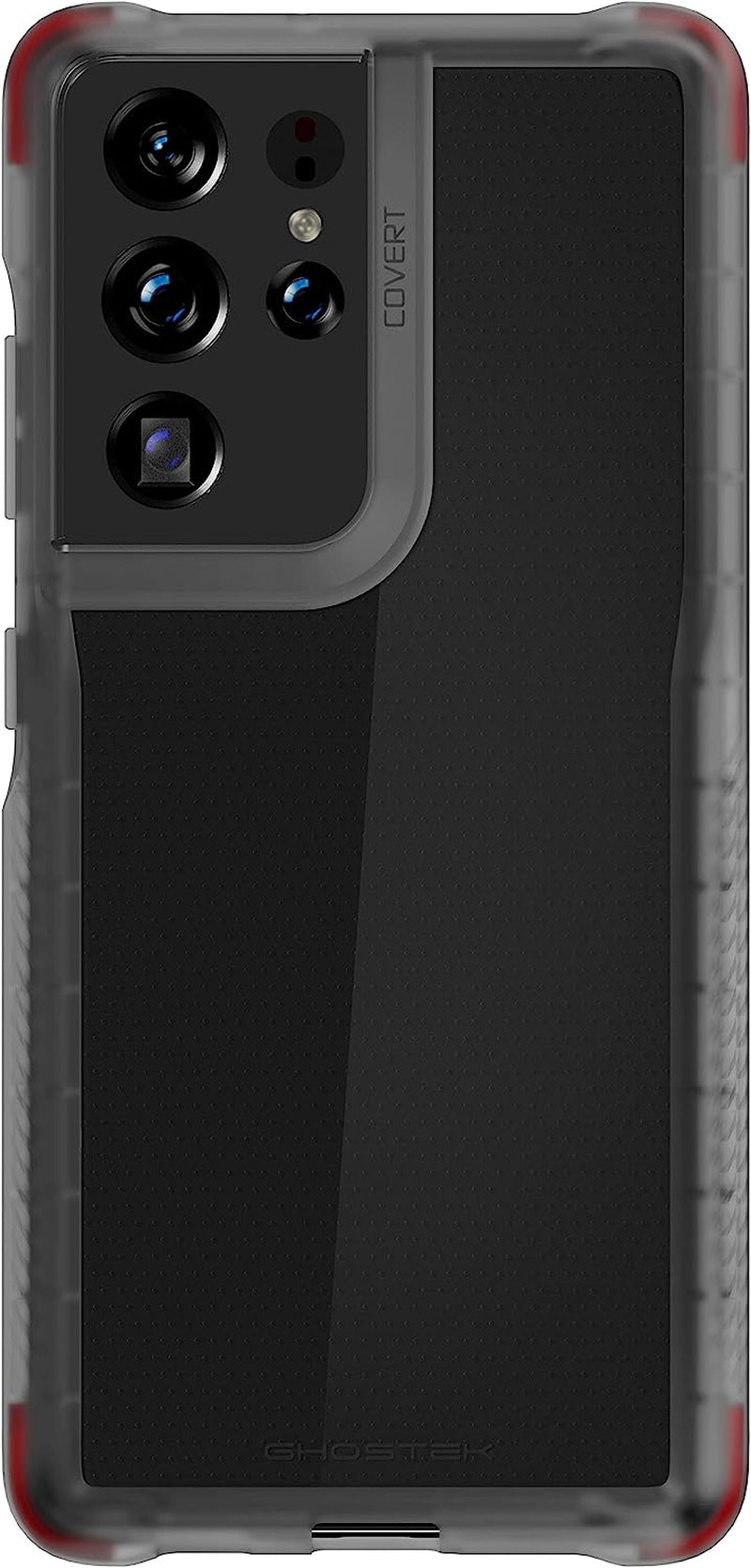 Ghostek COVERT Samsung S21 Ultra Case Clear Protective Phone Cover with Durable Slim Design Grip Heavy Duty Protection Wireless Charging Compatible 2021 Case for S21 Ultra 5G (6.8Inch) (Phantom Clear)  Ghostek Phantom Smoke Galaxy S21 Plus 