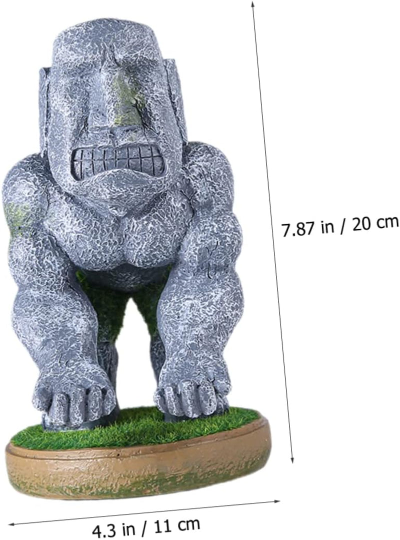 Cabilock 2Pcs Controller Smartphones Ornament Game Gaming Decor Unique Monolith Phone Head Headphone Moai All Accessories Decorative Handle Craft Wear-Resistant Accessory Novel Cell Stone  Cabilock   