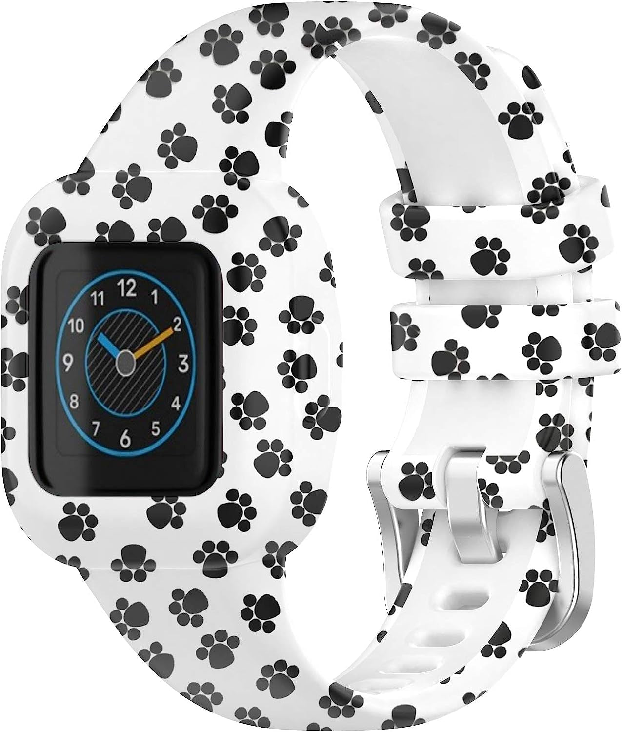 Bands Compatible with Garmin Vivofit Jr.3 Bands Accessories Replacement Band Camouflage Floral Leopard Pattern Starp for Kids Boys Girls with Metal Secure Clasp for Vivofit Jr.3  Chofit   