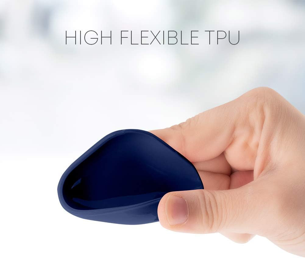 Goospery Designed for Galaxy Buds 2 Case/Galaxy Buds Pro Case/Galaxy Buds Live Case Soft TPU Shockproof Protective Cover for Samsung Earbuds with Keychain (Navy Blue)  GOOSPERY   