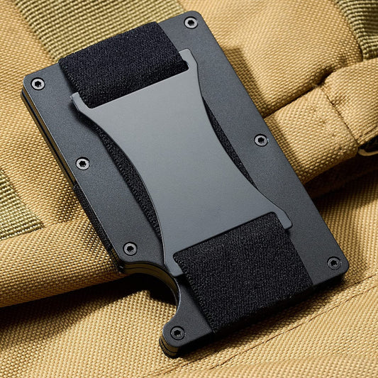 Medrega Money Clip Wallet, Metal Wallet, Minimalist Slim Wallet for Men, Credit Card Holder, Compact Edc Wallet Gift for Men  Medrega   