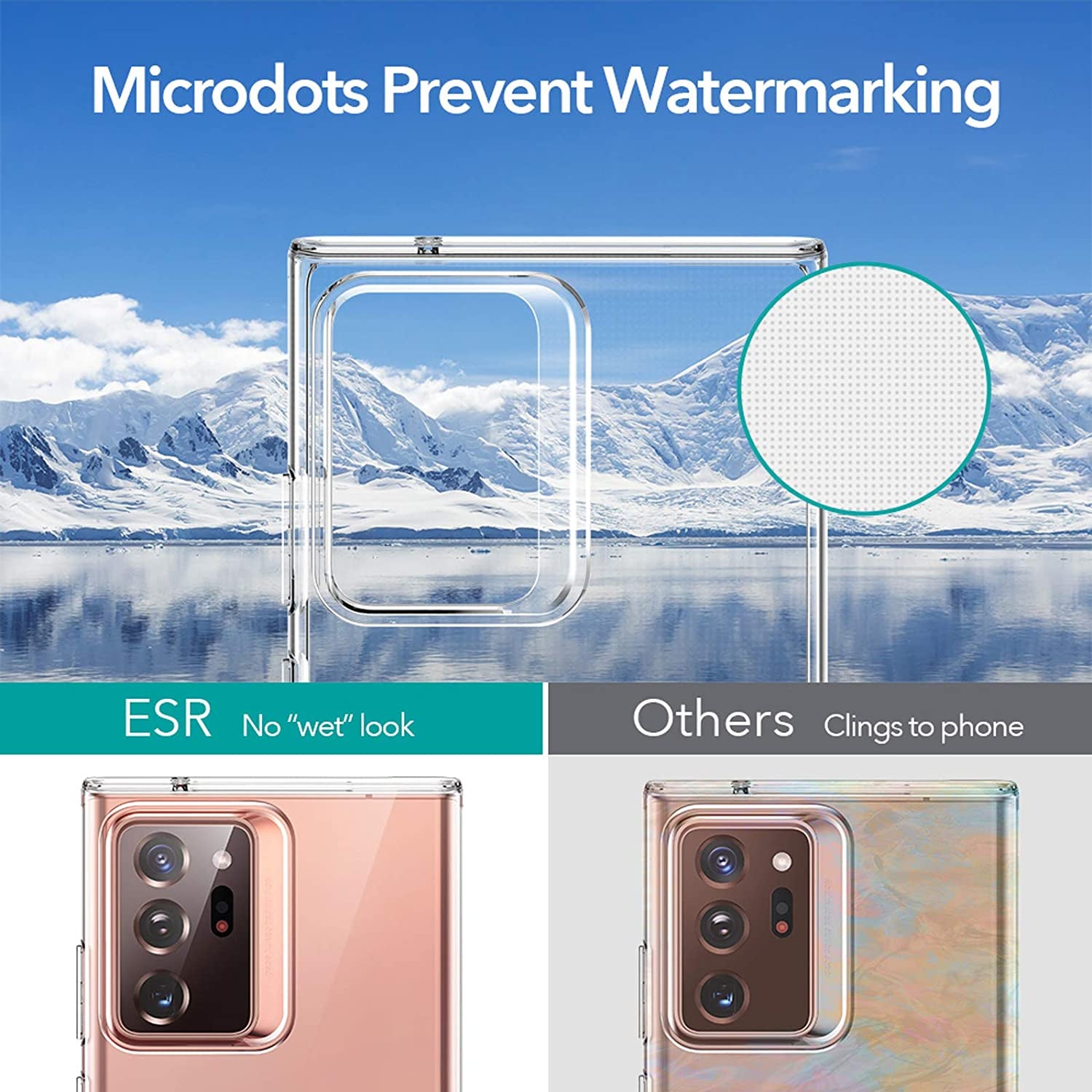 ESR Metal Kickstand Case Compatible with Samsung Galaxy Note 20 Ultra (6.9-Inch) [Vertical and Horizontal Stand] [Reinforced Drop Protection] – Clear  Electronic Silk Road Corp   