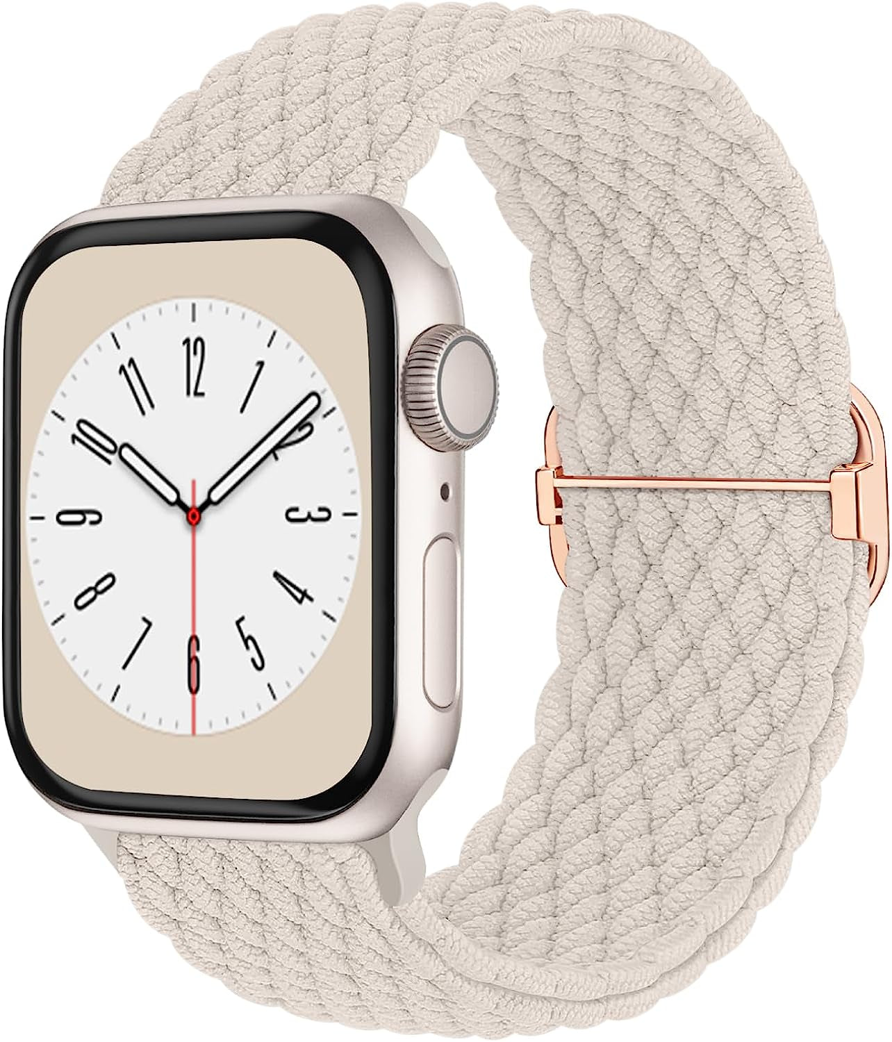 Braided Solo Loop Compatible with Apple Watch Band 38Mm 40Mm 41Mm 42Mm 44Mm 45Mm 49Mm for Women Men, Stretchy Straps Elastic Sport Wristbands for Iwatch Series 8 7 6 5 4 3 2 1 SE Ultra  Butifacion   