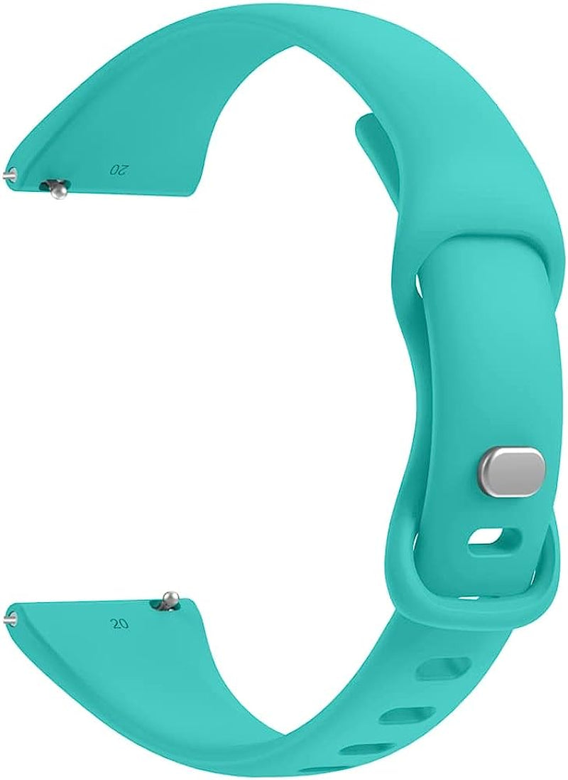 AEHON Slim Narrow Bands for Garmin Vivoactive 3/3 Music/Forerunner 245/645/Vivomove Hr/Venu Sq 20Mm Soft Silicone Sport Wristbands  AEHON Teal Venu 