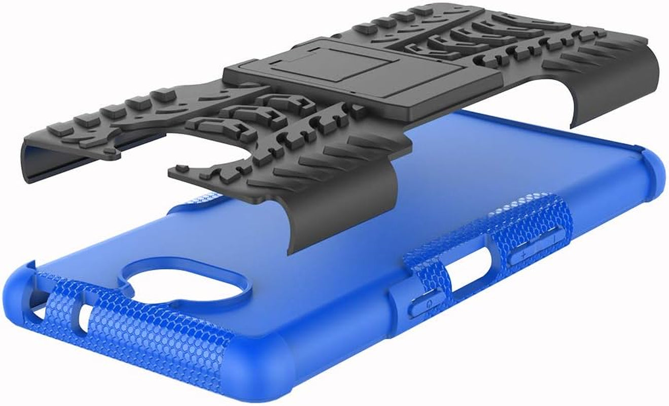 Jielangxin Keji Case for Sony Xperia 8 Case Cover,Case for Sony Xperia 8 Case Shockproof Mobile Phone Case Stand Blue  Jielangxin Keji   