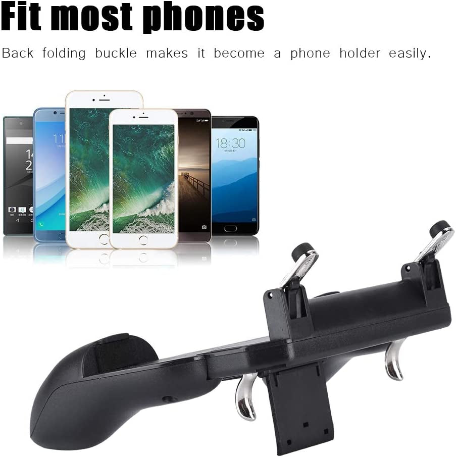 Mobile Gamepad,Controller Console Handheld Helper,Phone Holder Mobile Gaming Assistant for Pubg,Ergonomic Design,Durable,For Ios/For Android,For Smart Phones  Heayzoki   