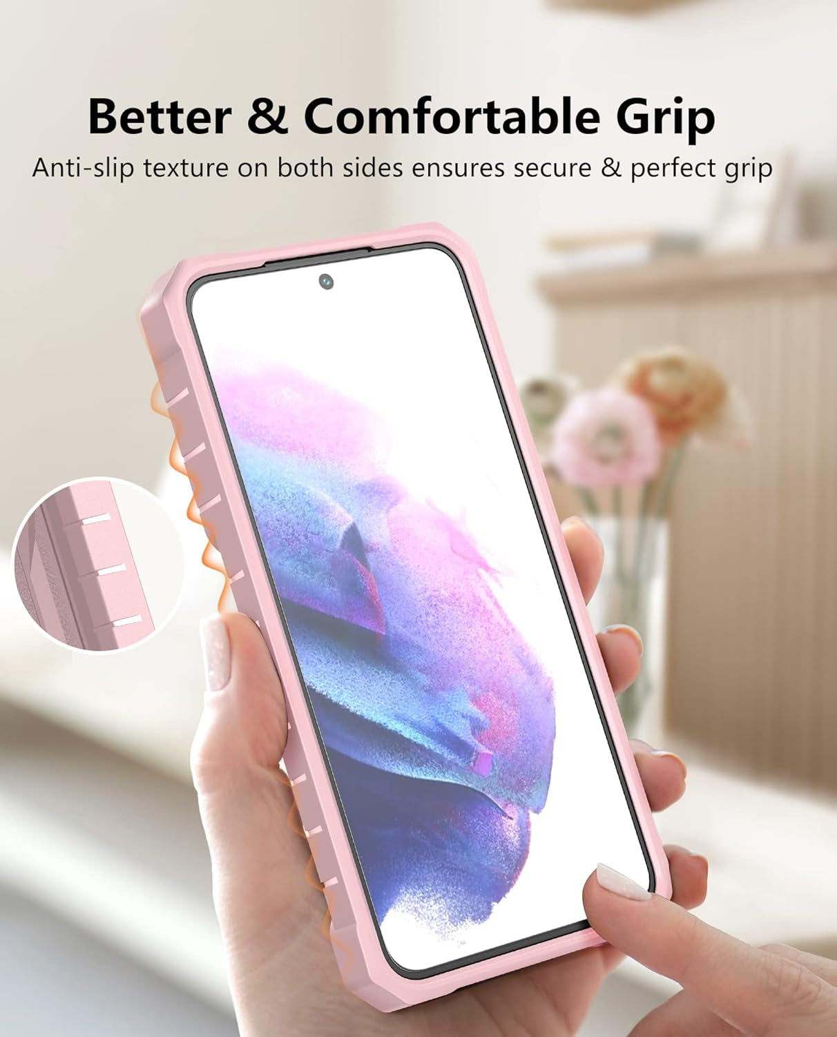 WTYOO for Samsung Galaxy S22-Plus Case: Military Grade Drop Proof Protective Rugged TPU Matte Shell | Shockproof Durable Protection Tough Cell Phone Cover with Built-In Kickstand  WTYOO   