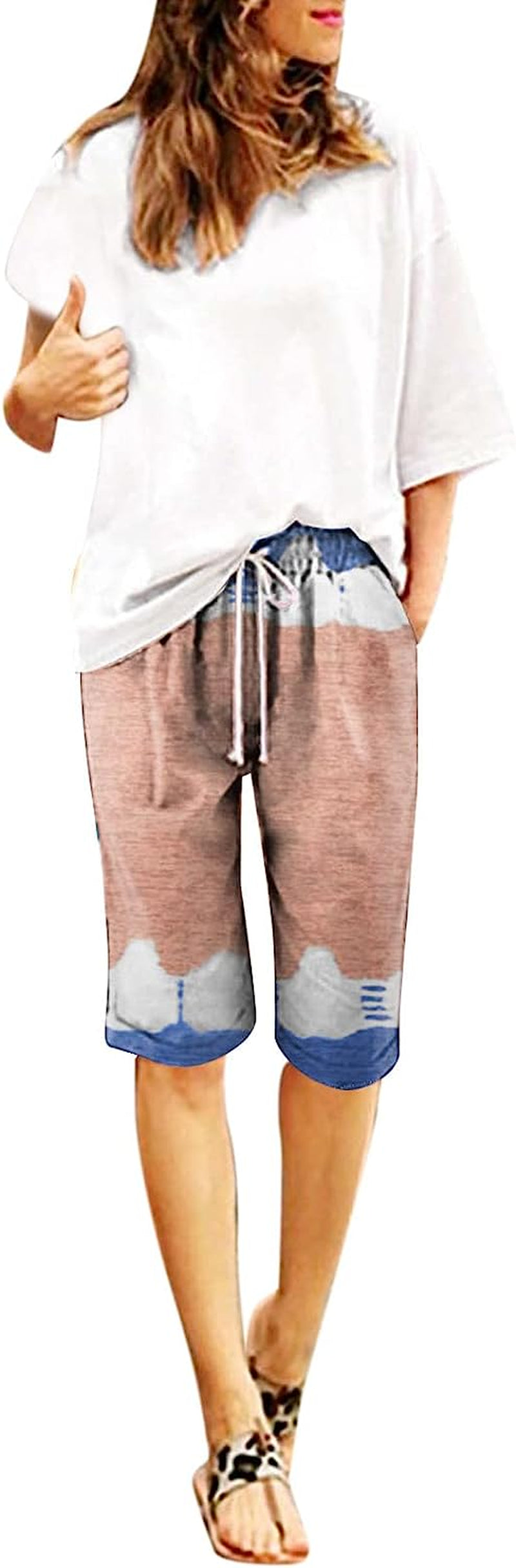 HSSDH Shorts for Women Beach, Women'S Casual Shorts Quick Dry Lightweight Summer Travel Beach Shorts for Women  HSSDH   