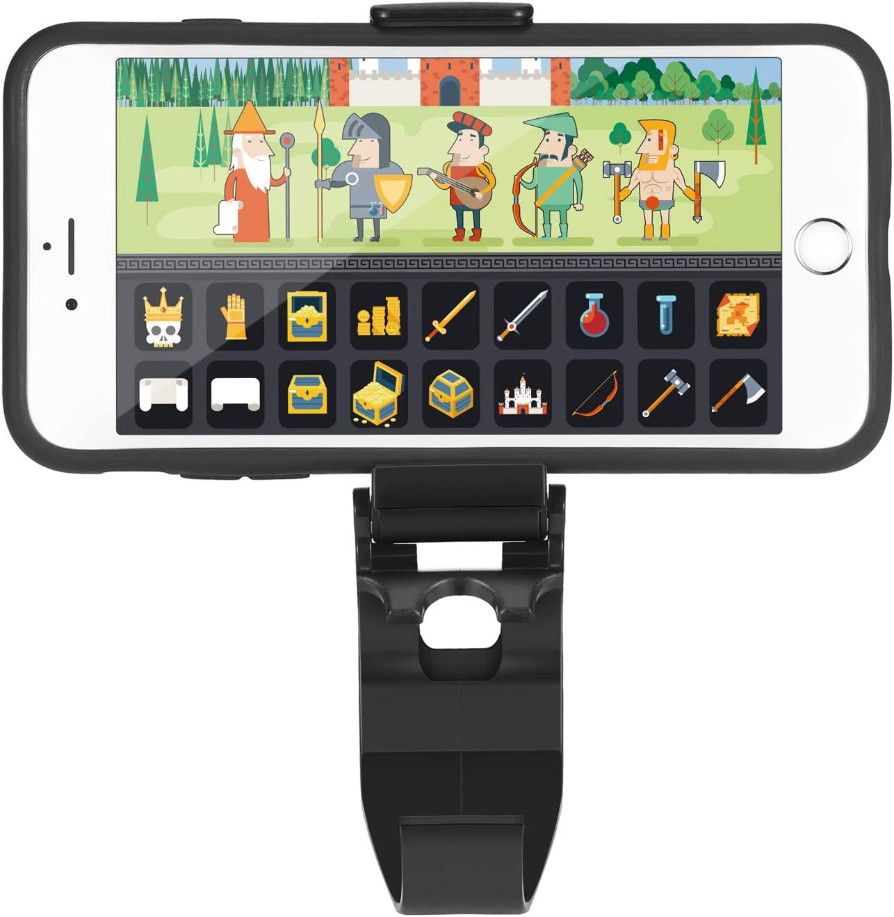 JOVITEC Phone Clip One Foldable Controller Phone Clip Holder Game Clamp Mount Clamp (1 Pack)  Jovitec   