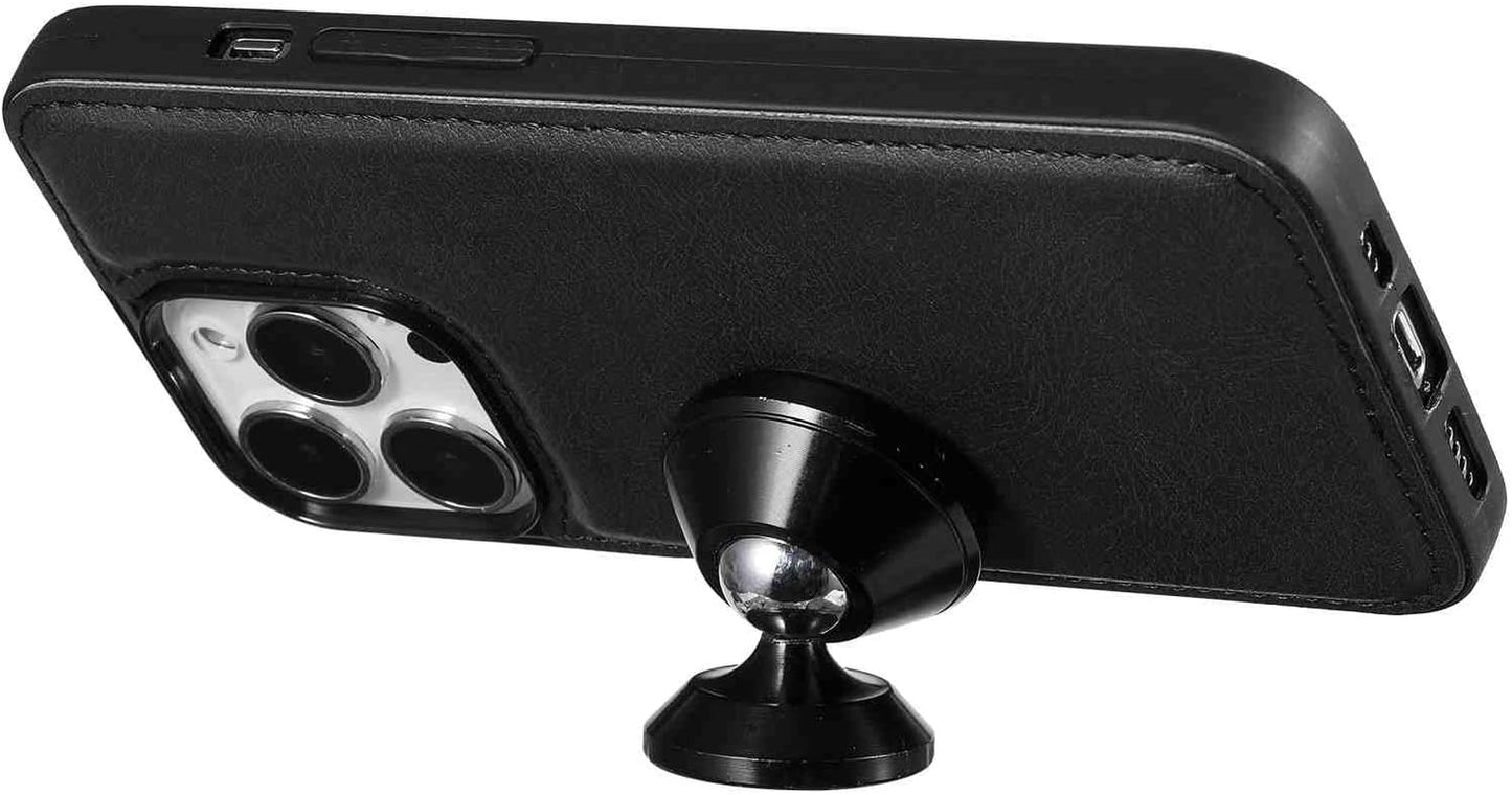 Fansipro Phone Cover Wallet Folio Case for LG G7 THINQ, Premium PU Leather Slim Fit Cover for G7 THINQ, 2 Card Slots, 1 Photo Frame Slot, Super Fit, Black  Fansipro   