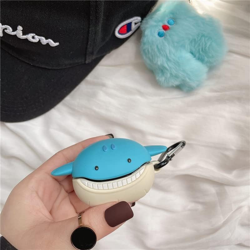 Suublg Silicone Cartoon Earbuds Case Protective Cover with Keychain Fit Designed for Samsung Galaxy Buds2 Pro (2022) /Galaxy Buds 2 (2021) /Galaxy Buds Pro (2021) /Galaxy Buds Live (2020)  Suublg   