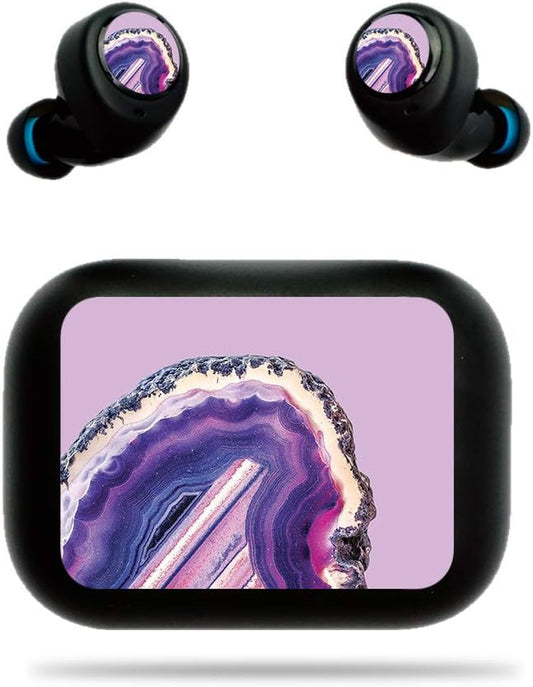Mightyskins Skin for Echo Buds - Purple Agate | Protective, Durable, and Unique Vinyl Decal Wrap Cover | Easy to Apply, Remove, and Change Styles | Made in the USA  MightySkins   