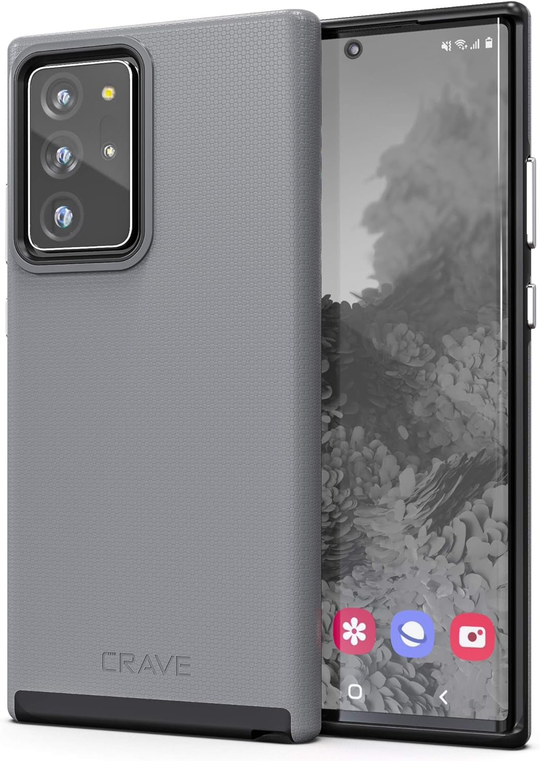 Crave Dual Guard for Galaxy Note 20 Ultra Case, Shockproof Protection Dual Layer Case for Samsung Galaxy Note 20 Ultra - Blush  Crave Slate  