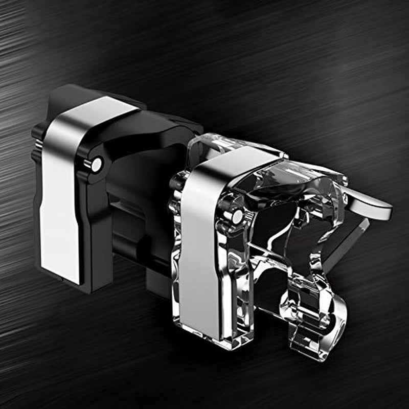 SODIAL 1 Pair for PUBG Mobile Game Fire Button Aim Key Smart Phone Gaming Trigger L1 R1 Shooter Controller Black  SODIAL   