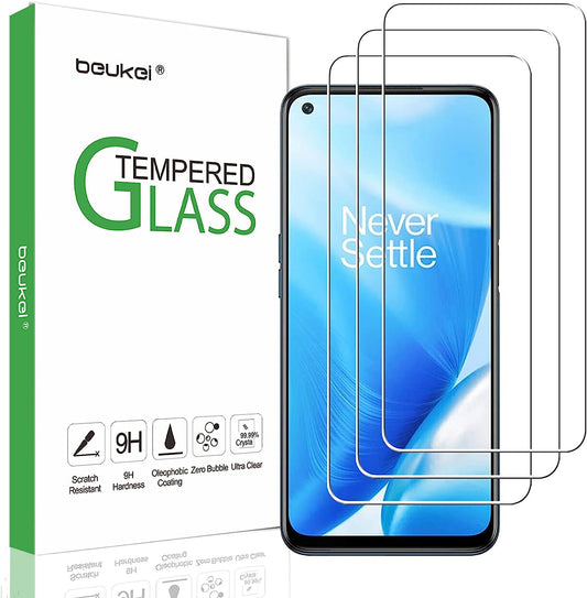 Beukei (3 Pack) Compatible for Oneplus Nord N200 5G Screen Protector Tempered Glass, Touch Sensitive,Case Friendly, 9H Hardness  Beukei   