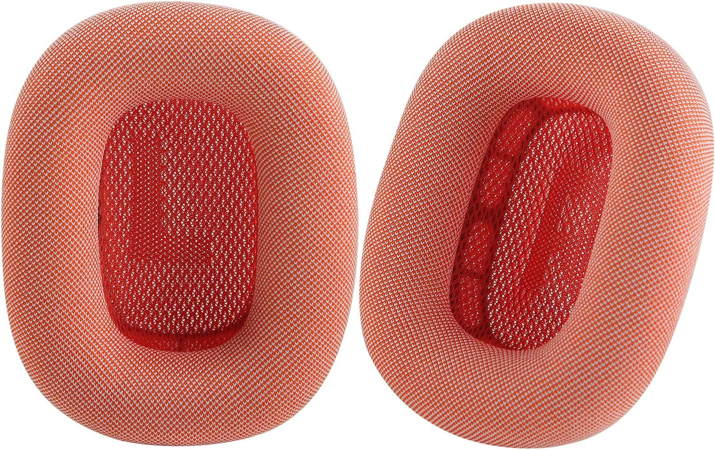 Earpads for Apple Airpods Max Earpad Replacement Sweat Proof Ear Cushions Airpods Max Ear Pad Earcups with Protein Leather, Memory Foam and Magnet Blue  Earrock Red Mesh Fabric 