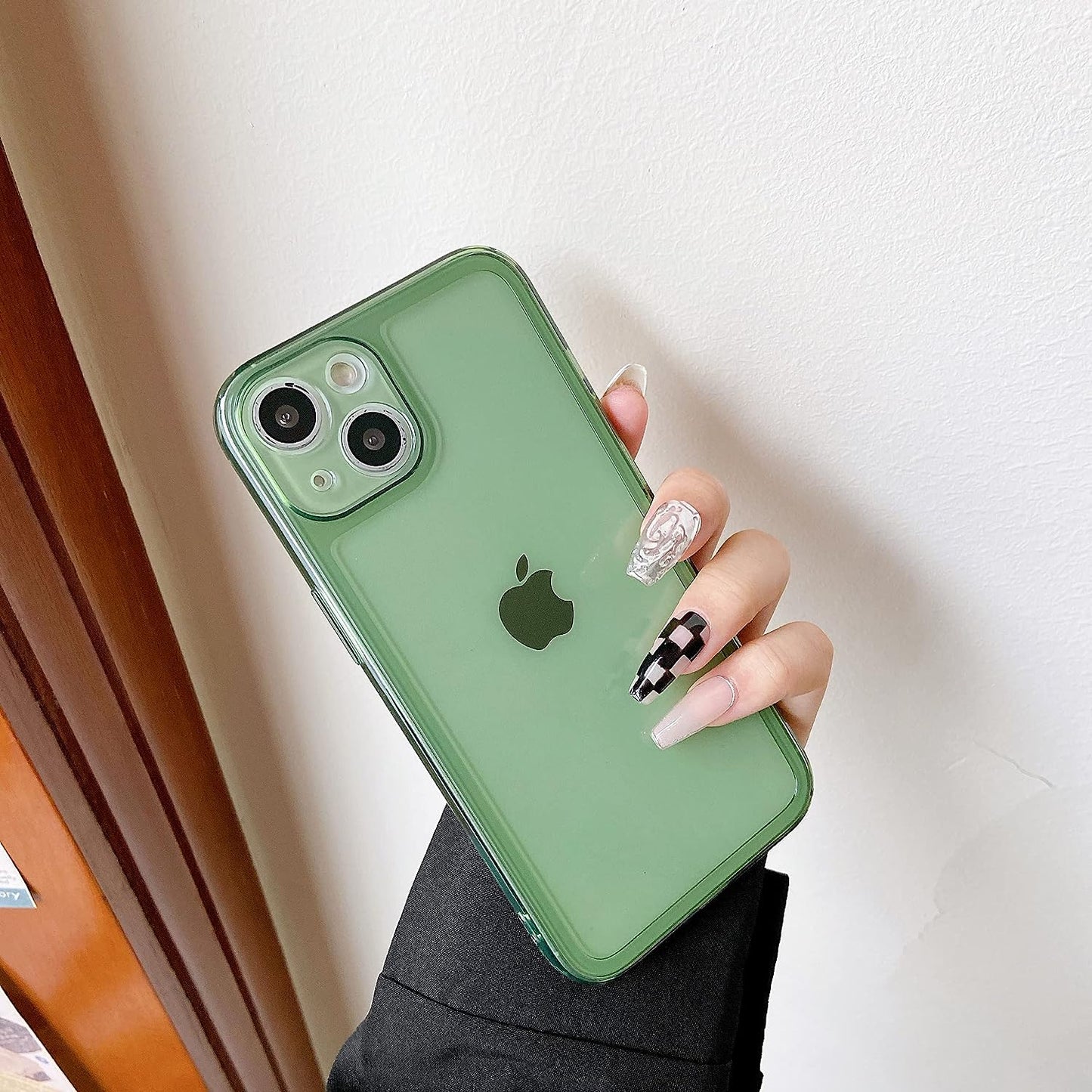 ZTOFERA Clear Glitter Case for Iphone 13,Cute Sparkly Shiny Bling Case for Women Girls,Sparkle Transparent Soft Slim TPU Shockproof Protective Bumper Cover for Iphone 13 6.1 Inch-Glitter Clear  ZTOFERA Green  