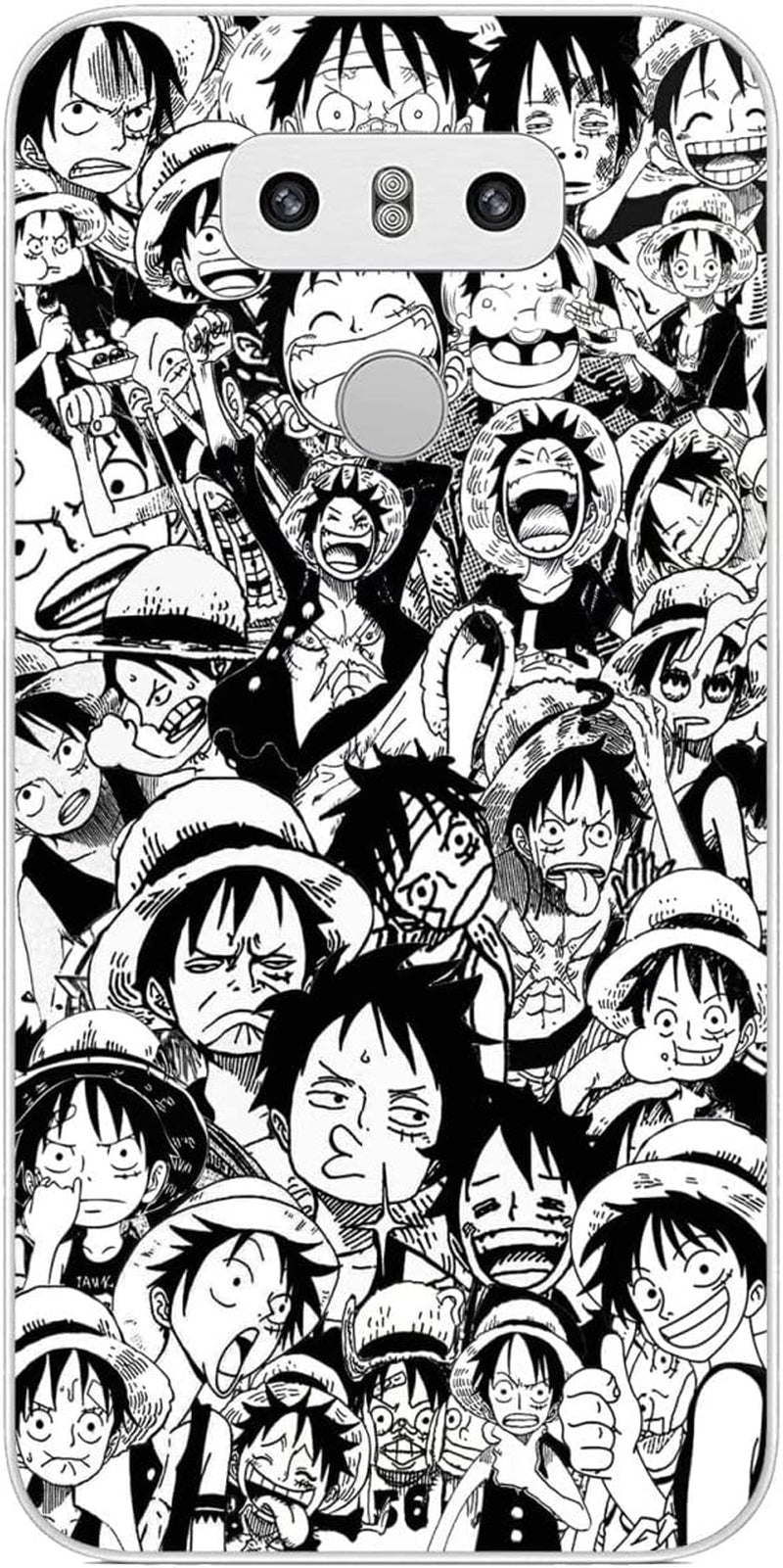 Compatible with LG G6 | LG G6+ | LG G6 plus Case One Z with Piece 839 Ultra-Thin Transparent Soft Phone Case  Tongstar One Z With Piece Luffy 971  