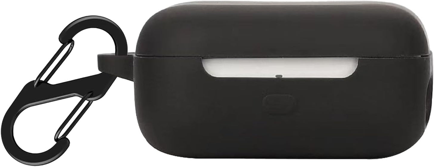 VAEKNVG Silicone Case for Echo Buds 2023, Shockproof Protective Earbuds Cover with Carabiner Accessories(Black)  VAEKNVG   