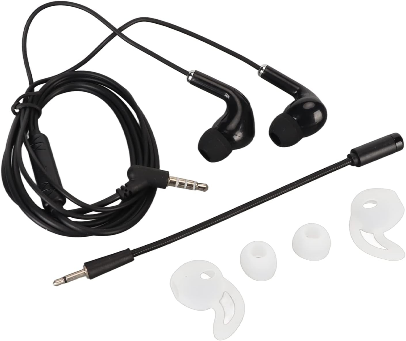 Gaming Headset Noise Canceling Silicone Headphones Multi Function Buttons Adjustable Microphone 3.5Mm Gaming Headphones for Smartphone for Laptop  FOTABPYTI   