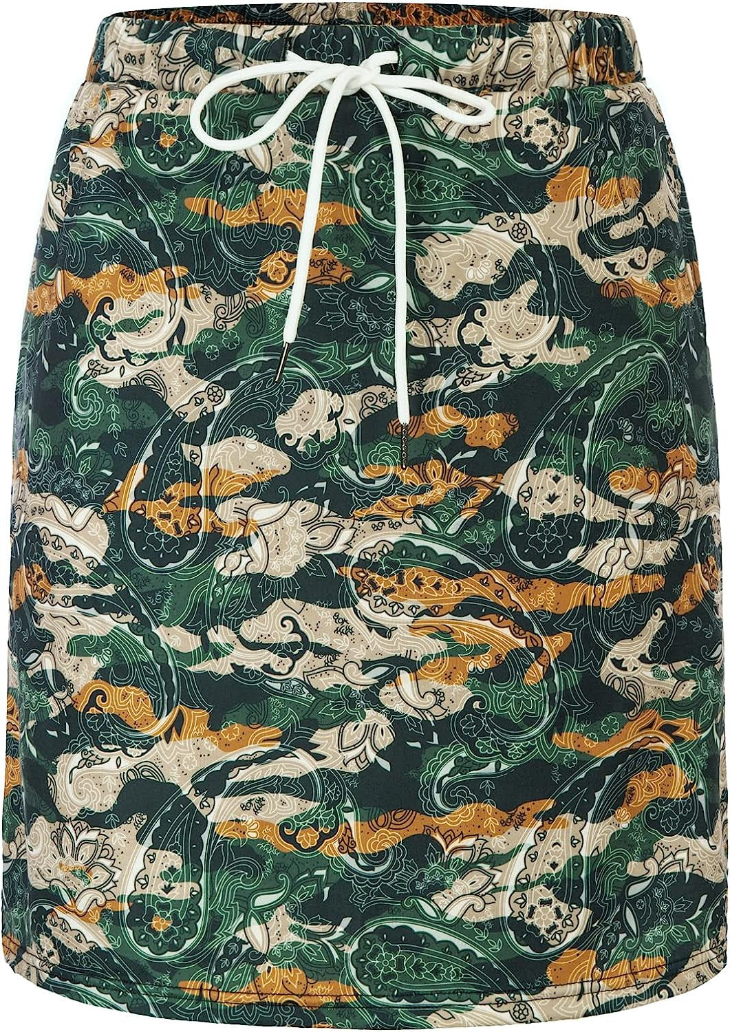 JACK SMITH Women'S Athletic Skorts Skirts Sports Golf Tennis Skirts with Pockets S-3XL  JACK SMITH Floral Print Green a Large 