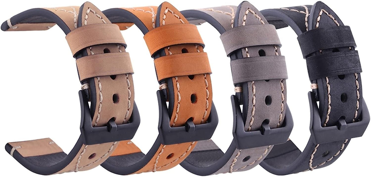 SVAPO 20 22Mm Band for Samsung Galaxy Watch 4/Classic/3/46/42Mm/Active 2 Gear S3/3 41 45Mm Leather Bracelet Universal Wirstband  SVAPO   